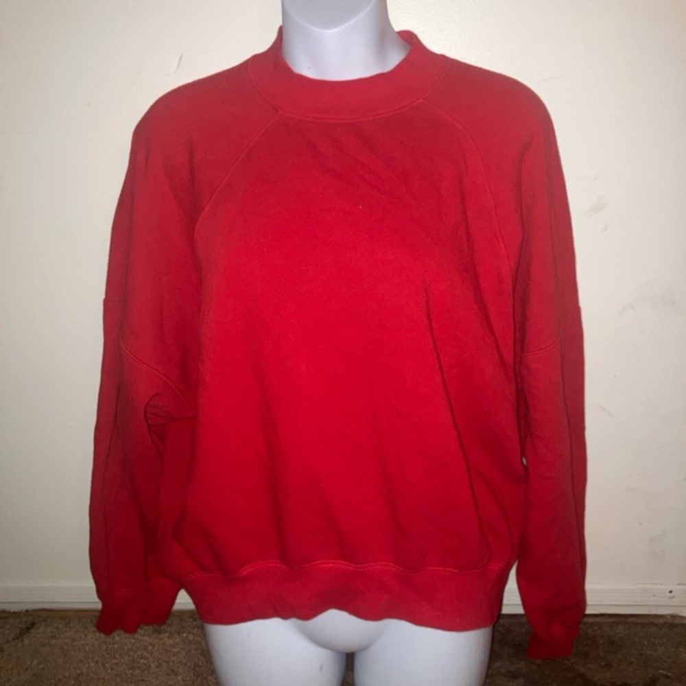 PINK Victoria's Secret Red Crewneck Sweatshirt